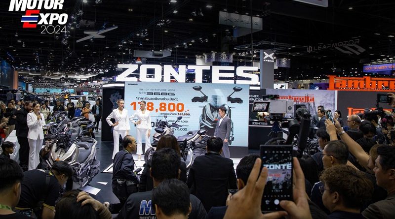 สะเทือนวงการ! เปิดตัว ZONTES 368G แอดเวนเจอร์สกู๊ตเตอร์ที่สุดในคลาส   ที่งาน MOTOR EXPO 2024