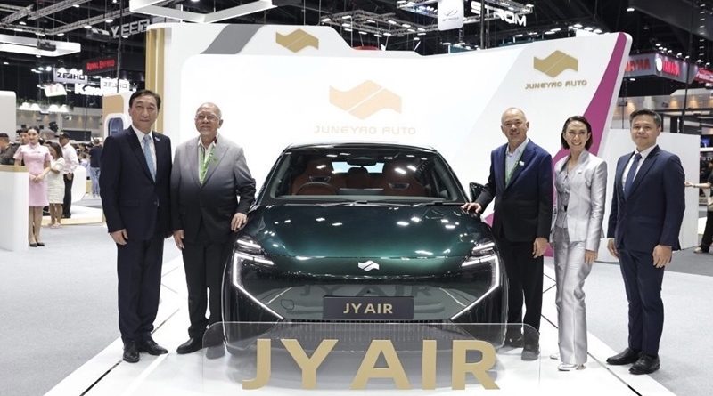 ร่วมยลโฉม JY AIR รถยนต์ไฟฟ้าอัจฉริยะแห่งอนาคต ครั้งแรกในงาน Thailand Motor Expo 2024